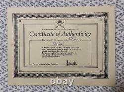 Robert Taylor STUKA Print 834/1250 with COA, Signed by 4 STUKA pilots & Artist