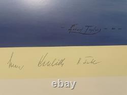 Robert Taylor STUKA Print 834/1250 with COA, Signed by 4 STUKA pilots & Artist