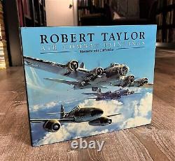 Robert Taylor Signed AIR COMBAT MASTERWORKS COLLECTION Aviation HCDJ Galland Art