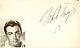 Robert Taylor Signed Auto 3x5 Index Card Quo Vadis