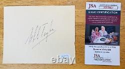 Robert Taylor Signed Autographed 4.5 x 6 Album Page JSA Cert A Yank At Oxford
