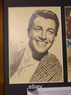 Robert Taylor Signed Autographed Magnificent Obsession Display With Coa