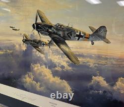 Robert Taylor Signed Aviation Artwork (2 Nicely Matted Framed Pieces)