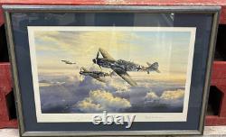 Robert Taylor Signed Aviation Artwork (2 Nicely Matted Framed Pieces)