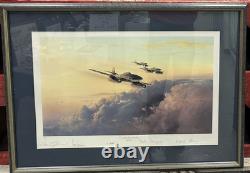 Robert Taylor Signed Aviation Artwork (2 Nicely Matted Framed Pieces)