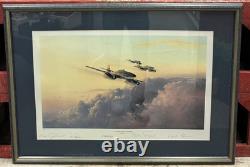 Robert Taylor Signed Aviation Artwork (2 Nicely Matted Framed Pieces)