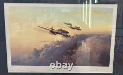 Robert Taylor Signed Aviation Artwork (2 Nicely Matted Framed Pieces)