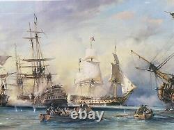 Robert Taylor The Battle of the Nile Admiral Horatio Nelson Framed & Matted