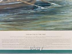 Robert Taylor The Battle of the Nile Admiral Horatio Nelson Framed & Matted