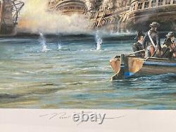 Robert Taylor The Battle of the Nile Admiral Horatio Nelson Framed & Matted
