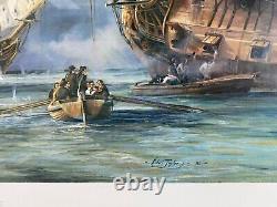 Robert Taylor The Battle of the Nile Admiral Horatio Nelson Framed & Matted