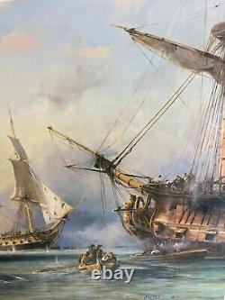 Robert Taylor The Battle of the Nile Admiral Horatio Nelson Framed & Matted