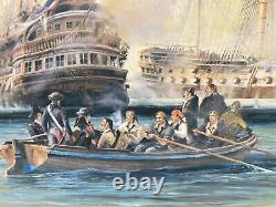 Robert Taylor The Battle of the Nile Admiral Horatio Nelson Framed & Matted