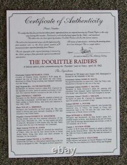 Robert Taylor The Doolittle Raiders WW II Flying Aces Print MINT- Unframed