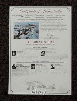 Robert Taylor The Greatest Day Collectors Special Edition 5 signatures