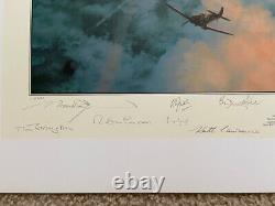 Robert Taylor VALIANT RESPONSE 12 Sig MINT! Battle of Britain Aviation Art Print