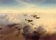 Robert Taylor Print Baders Bus Company Signed By 3 Raf Battle Of Britain Pilots