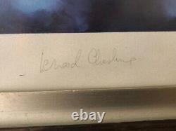 Robert Taylor print Lancaster signed by Group Captain RAF Leonard Cheshire