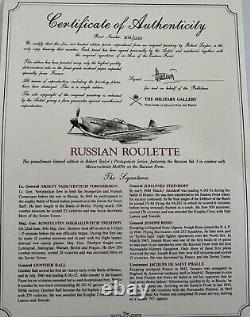 Russian Roulette Robert Taylor Limited Edition Signed and Numbered Print