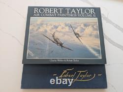 SIGNED Three volumes of WWII air combat art/Robert Taylor, Nicolas Trudgian