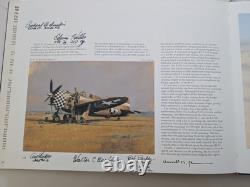 SIGNED Three volumes of WWII air combat art/Robert Taylor, Nicolas Trudgian