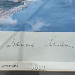SPITFIRE print By Robert TAYLOR, Sir Douglas Bader & Johnnie Johnson Hand Signed