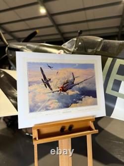 STRUGGLE FOR SUPREMACY P51 Mustang Art Print by Robert Taylor