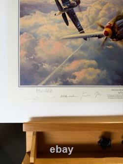 STRUGGLE FOR SUPREMACY P51 Mustang Art Print by Robert Taylor