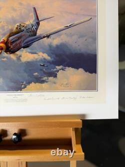 STRUGGLE FOR SUPREMACY P51 Mustang Art Print by Robert Taylor
