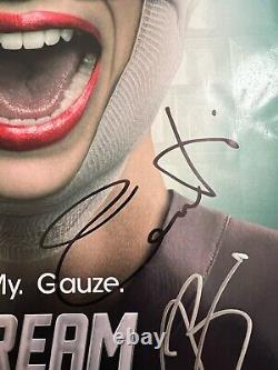 Scream Queens SDCC signed poster Taylor Lautner, Emma Roberts, Lea Michele, Keke