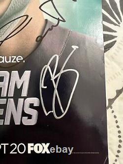 Scream Queens SDCC signed poster Taylor Lautner, Emma Roberts, Lea Michele, Keke