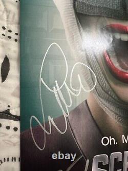 Scream Queens SDCC signed poster Taylor Lautner, Emma Roberts, Lea Michele, Keke