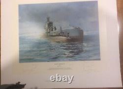 Secret Operation by Robert Taylor Signed 5 submariners. All saw action in a Sub