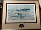 Signed Moral Support Robert Taylor Art 29.5x24plane Framed Military Raf Badge