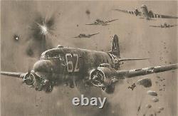 Stick 21 by Robert Taylor signed by Ten Easy Company & 82nd Airborne veterans