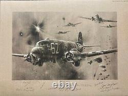 Stick 21 by Robert Taylor signed by Ten Easy Company & 82nd Airborne veterans
