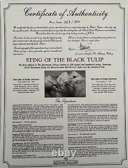 Sting of the Black Tulip Robert Taylor 1200 Victory Edition Signed Print