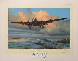 Strike & Return by Robert Taylor Collectors Edition signed by aviation art print