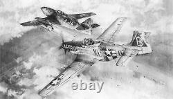 Surprise Attack by Robert Taylor signed by Pilots Walter Schuck & Joe Peterburs