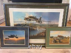 THE BRIDGE AT REMAGEN' signed ltd ed military aviation print Robert Taylor