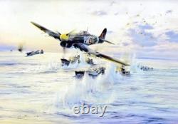 TYPHOON ATTACK by Robert Taylor WWII Signed by Beaumont Print 1985 Ltd Ed COA