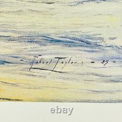 TYPHOON ATTACK by Robert Taylor WWII Signed by Beaumont Print 1985 Ltd Ed COA