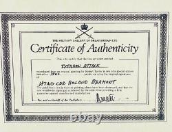 TYPHOON ATTACK by Robert Taylor WWII Signed by Beaumont Print 1985 Ltd Ed COA