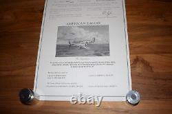 Tc American Eagles By Robert Taylor Signed Chuck Yeager-obee Obrien-coa (spr5)