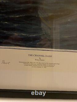 The Channel Dash, by Robert Taylor, Signed, Limited Edition, 5 Axis Signatures