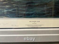 The Channel Dash by Robert Taylor. Signed, Secondary Market Rare Print withCOA
