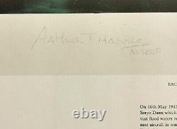 The Dambusters Robert Taylor Signed by Mick Martin & Arthur'Bomber' Harris RARE