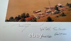 The Doolittle Raiders Robert Taylor Print Signed by 14 Doolittle Raiders