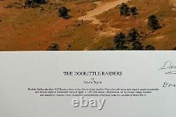 The Doolittle Raiders Robert Taylor Print Signed by 14 Doolittle Raiders