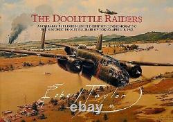 The Doolittle Raiders Robert Taylor Print Signed by 14 Doolittle Raiders